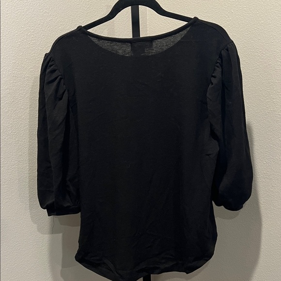 Chic Black Embellished light weight sweater - Picture 3 of 3